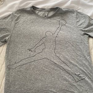 Dri-fit Jordan grey t shirt